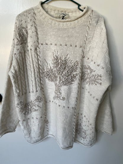 Vintage Embroidered Sweater