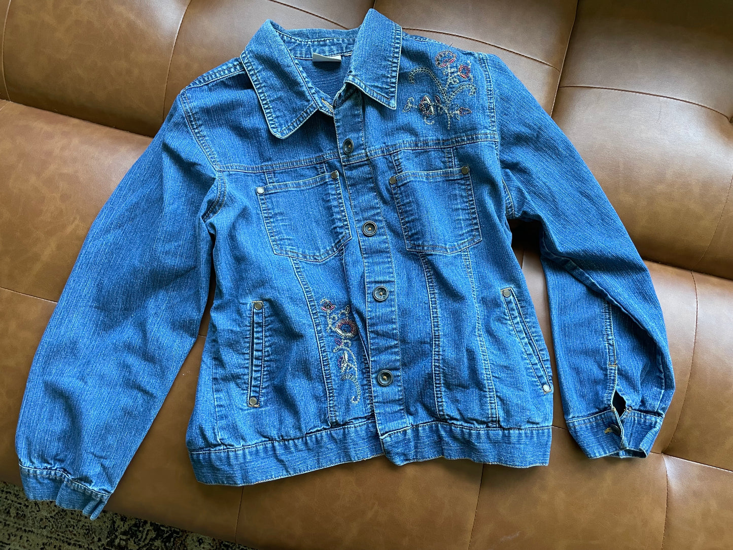 Erika Embroidered Denim Jacket