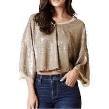 Free People Champagne Dreams Blouse