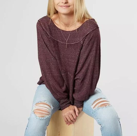 We The Free West End Waffle Knit Top